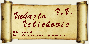 Vukajlo Veličković vizit kartica